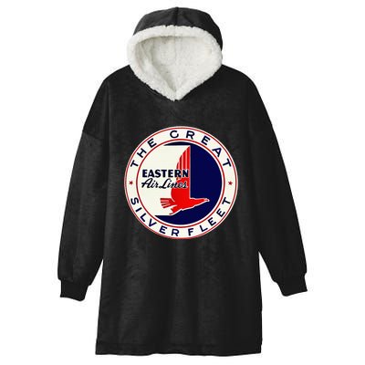 Retro Vintage 1930S Dc3 Eastern Airlines Great Silver Fleet Hooded Wearable Blanket