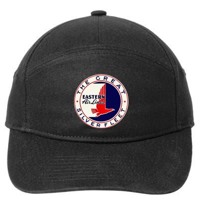 Retro Vintage 1930S Dc3 Eastern Airlines Great Silver Fleet 7-Panel Snapback Hat