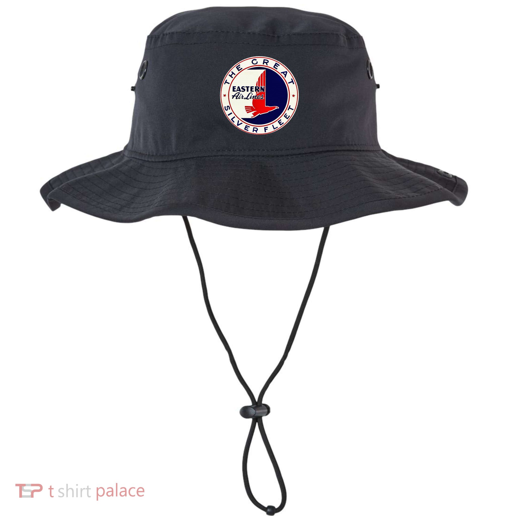 Retro Vintage 1930S Dc3 Eastern Airlines Great Silver Fleet Bucket Hat