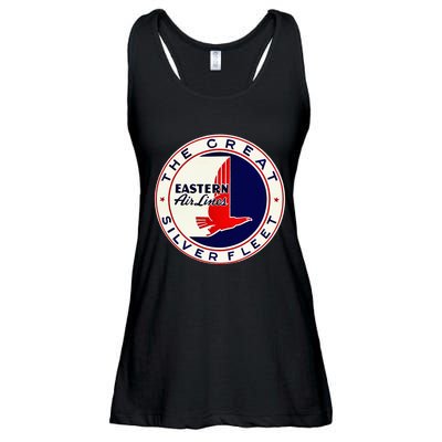 Retro Vintage 1930S Dc3 Eastern Airlines Great Silver Fleet Ladies Essential Flowy Tank