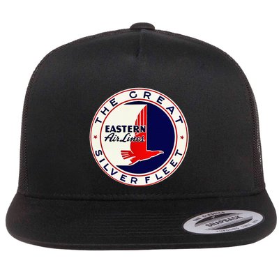 Retro Vintage 1930S Dc3 Eastern Airlines Great Silver Fleet Flatbill Hat