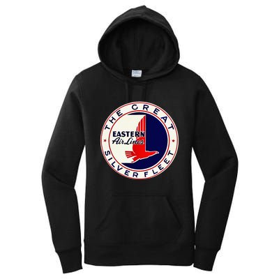 Retro Vintage 1930S Dc3 Eastern Airlines Great Silver Fleet Women's Pullover Hoodie