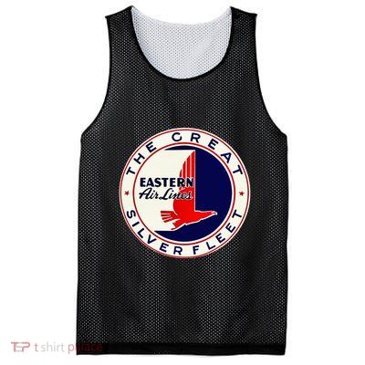 Retro Vintage 1930S Dc3 Eastern Airlines Great Silver Fleet Mesh Reversible Basketball Jersey Tank