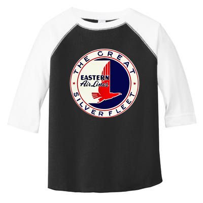 Retro Vintage 1930S Dc3 Eastern Airlines Great Silver Fleet Toddler Fine Jersey T-Shirt