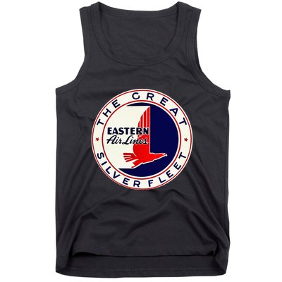 Retro Vintage 1930S Dc3 Eastern Airlines Great Silver Fleet Tank Top