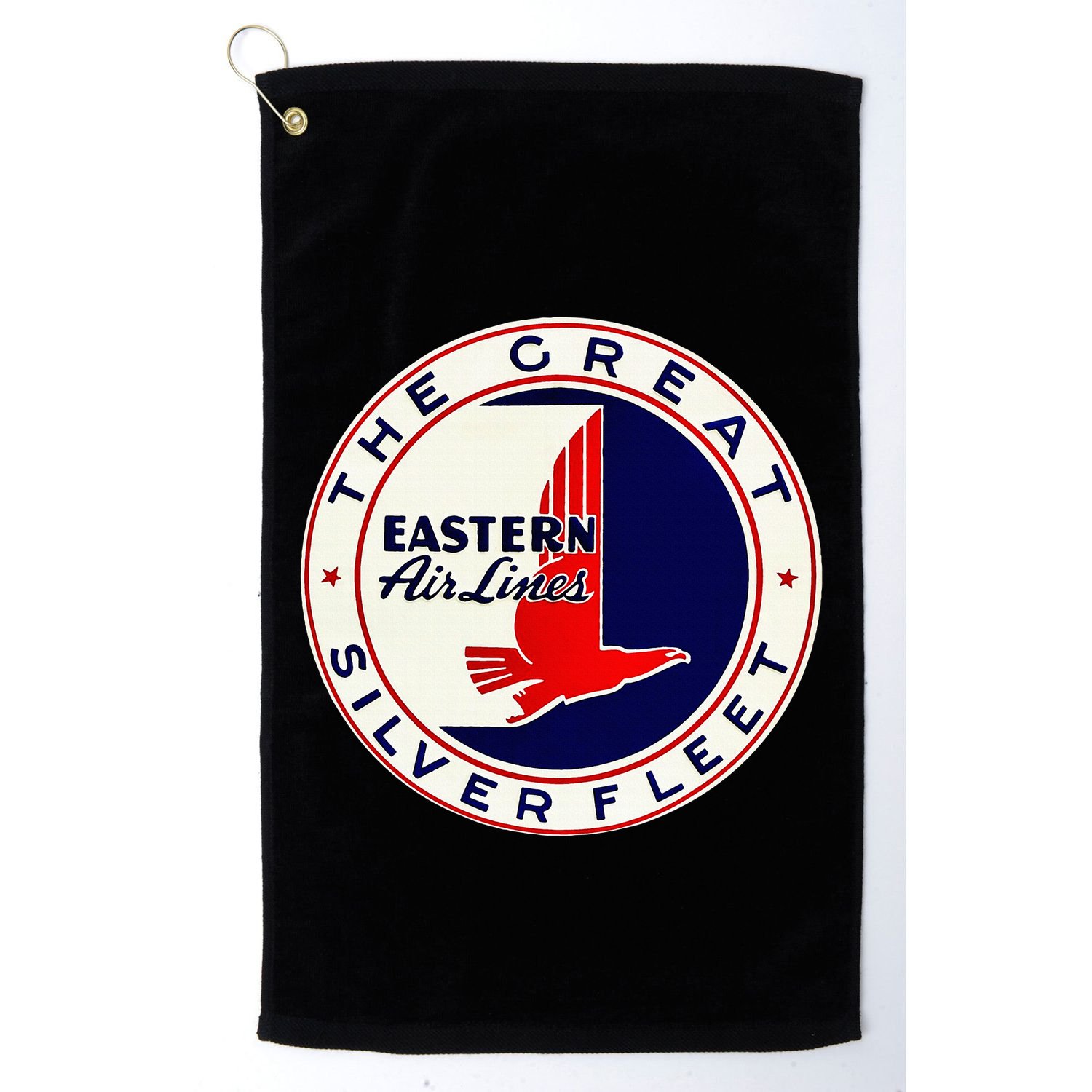 Retro Vintage 1930S Dc3 Eastern Airlines Great Silver Fleet Golf Towel