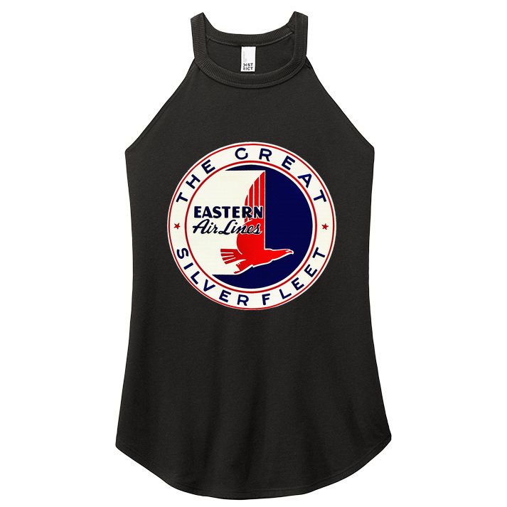 Retro Vintage 1930S Dc3 Eastern Airlines Great Silver Fleet Women's Perfect Tri Rocker Tank