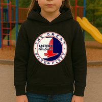 Retro Vintage 1930S Dc3 Eastern Airlines Great Silver Fleet Kids Hoodie