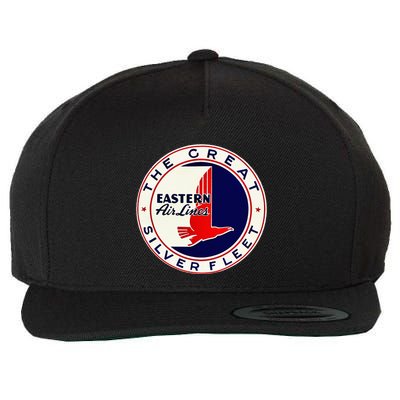 Retro Vintage 1930S Dc3 Eastern Airlines Great Silver Fleet Wool Snapback Cap