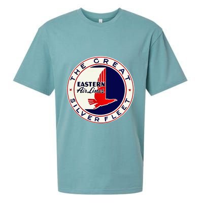 Retro Vintage 1930S Dc3 Eastern Airlines Great Silver Fleet Sueded Cloud Jersey T-Shirt