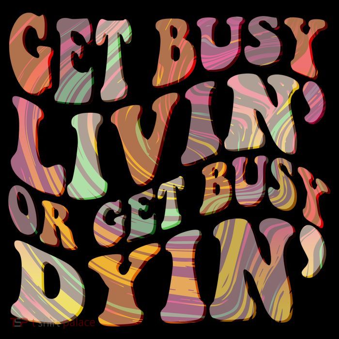 Retro Vintage 1960s Hippie Get Busy Livin Or Get Busy Dyin Mug