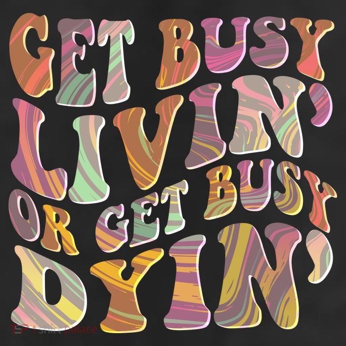 Retro Vintage 1960s Hippie Get Busy Livin Or Get Busy Dyin Trucker Hat