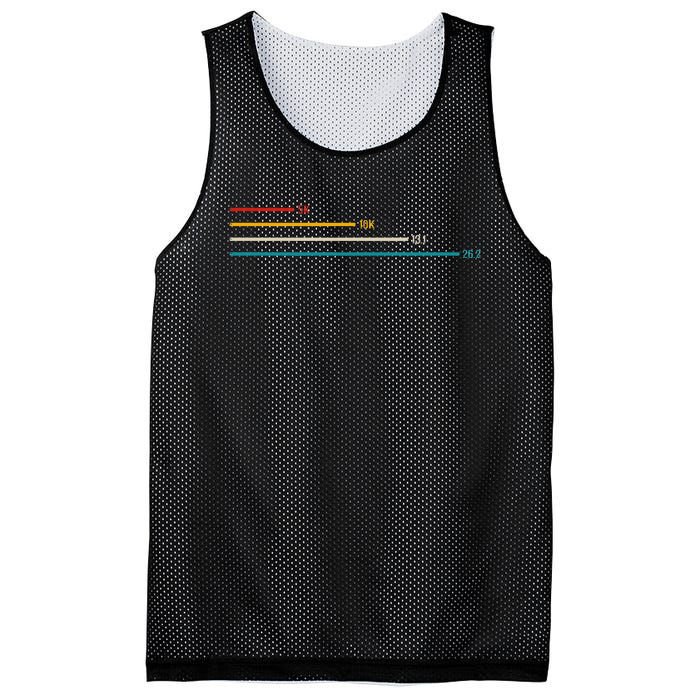 Running Vintage 26.2 Miles Marathoner Half Marathon Runner Mesh Reversible Basketball Jersey Tank