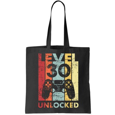 Retro Vintage 30th Birthday 30 Years Old For Men, Women, Boys, Girls, Game Lover Bag