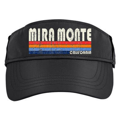 Retro Vintage 70s 80s Style Mira Monte Ca Adult Drive Performance Visor