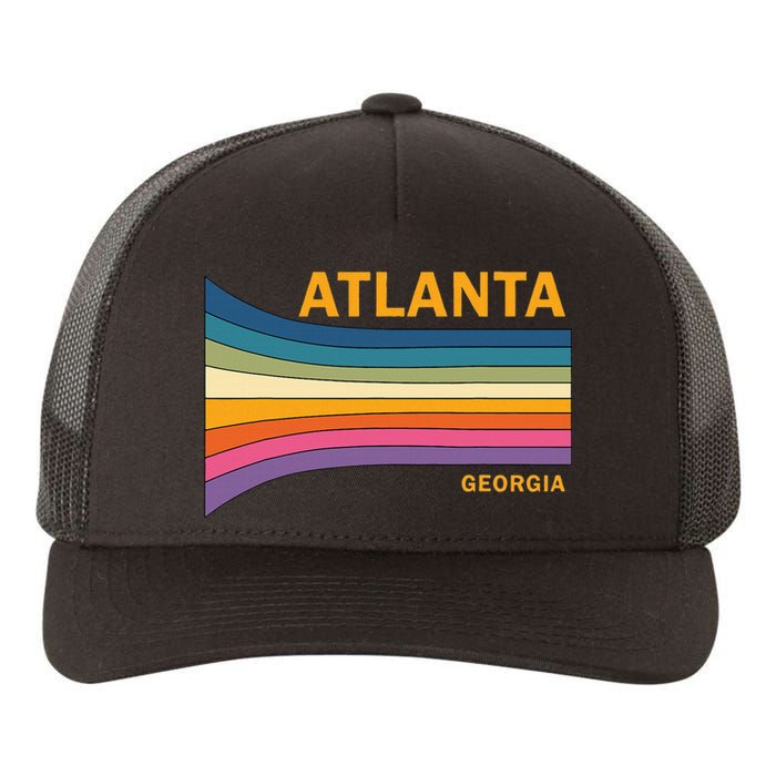 Retro Vintage 70s Atlanta Georgia Yupoong Adult 5-Panel Trucker Hat