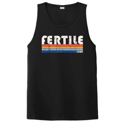 Retro Vintage 70s 80s Style Fertile Iowa PosiCharge Competitor Tank