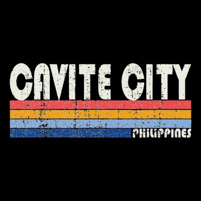 Retro Vintage 70s 80s Style Cavite City Philippines T-Shirt
