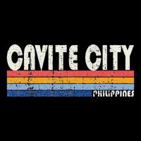 Retro Vintage 70s 80s Style Cavite City Philippines Button