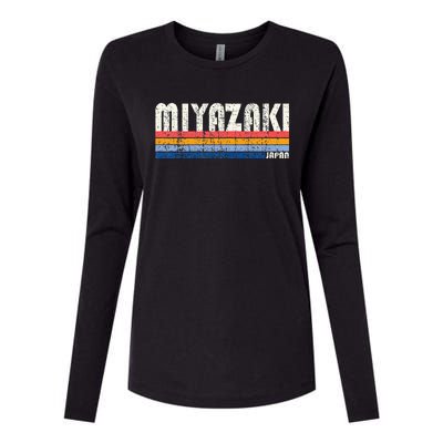 Retro Vintage 70s 80s Style Miyazaki Japan Womens Cotton Relaxed Long Sleeve T-Shirt