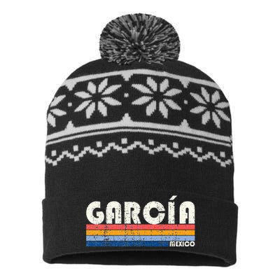 Retro Vintage 70s 80s Style Jalapa Guatemala USA-Made Snowflake Beanie