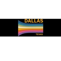 Retro Vintage 70s Dallas Texas Bumper Sticker