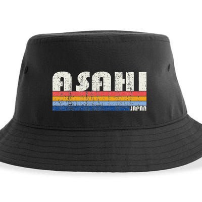Retro Vintage 70s 80s Style Asahi Japan Sustainable Bucket Hat