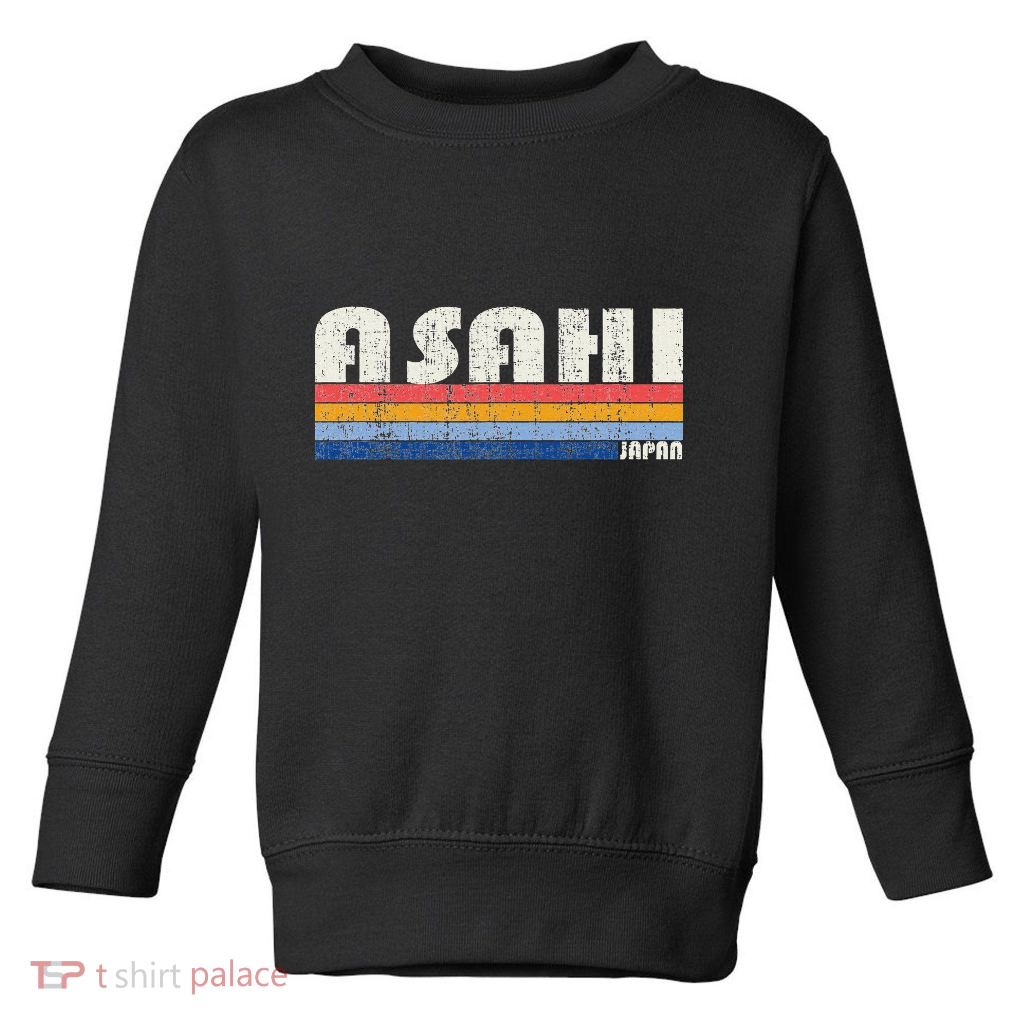 Retro Vintage 70s 80s Style Asahi Japan Toddler Sweatshirt