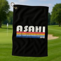 Retro Vintage 70s 80s Style Asahi Japan Golf Towel