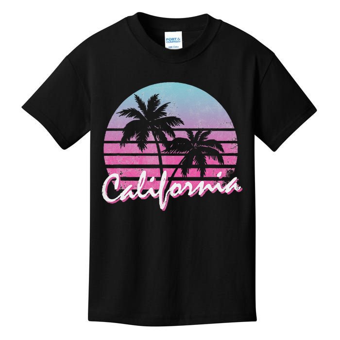 Retro Vintage 70s 80s Throwback Surf California Kids T-Shirt