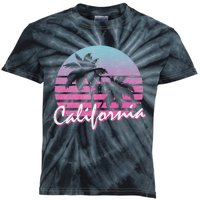 Retro Vintage 70s 80s Throwback Surf California Kids Tie-Dye T-Shirt