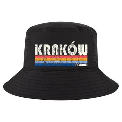 Retro Vintage 70s 80s Style KrakóW Poland Cool Comfort Performance Bucket Hat