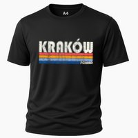 Retro Vintage 70s 80s Style KrakóW Poland Performance Shirt