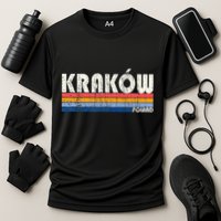 Retro Vintage 70s 80s Style KrakóW Poland Performance Shirt