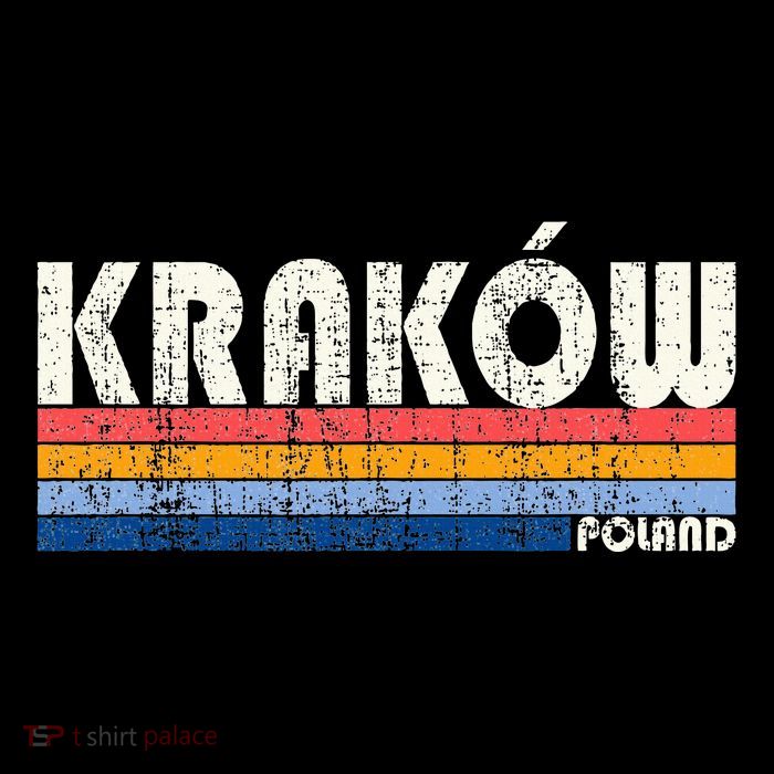 Retro Vintage 70s 80s Style KrakóW Poland Apron
