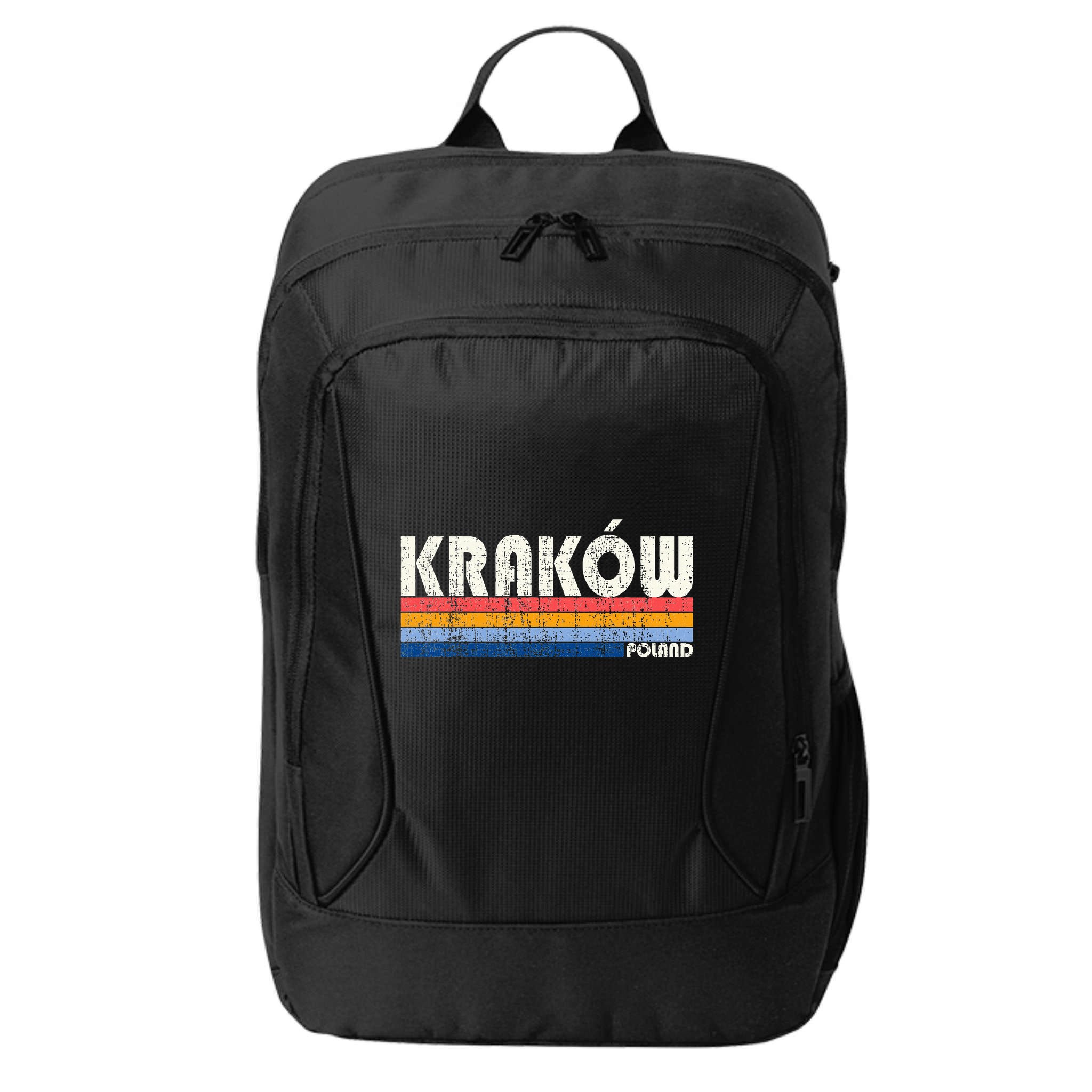 Retro Vintage 70s 80s Style KrakóW Poland City Backpack