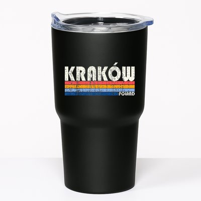 Retro Vintage 70s 80s Style KrakóW Poland Tumbler