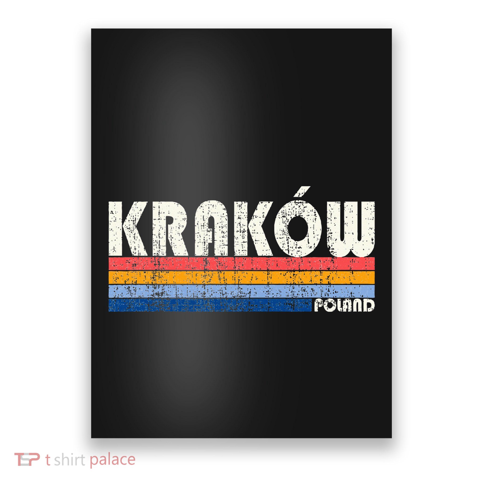 Retro Vintage 70s 80s Style KrakóW Poland Poster