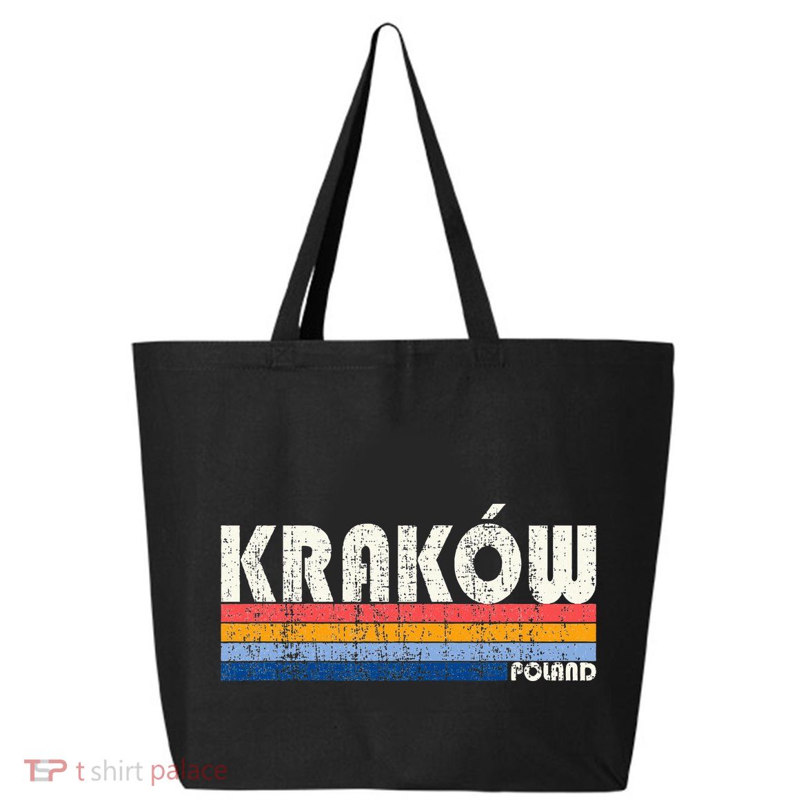 Retro Vintage 70s 80s Style KrakóW Poland 25L Jumbo Tote