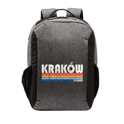 Retro Vintage 70s 80s Style KrakóW Poland Vector Backpack