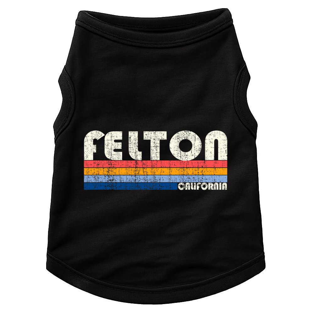 Retro Vintage 70s 80s Style Felton Ca Doggie Tank