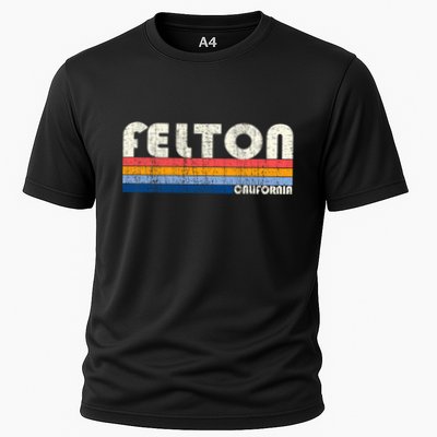 Retro Vintage 70s 80s Style Felton Ca Performance Shirt
