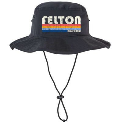 Retro Vintage 70s 80s Style Felton Ca Bucket Hat