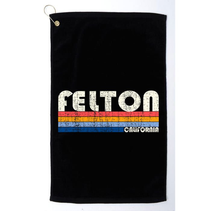 Retro Vintage 70s 80s Style Felton Ca Golf Towel