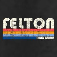 Retro Vintage 70s 80s Style Felton Ca Golf Towel