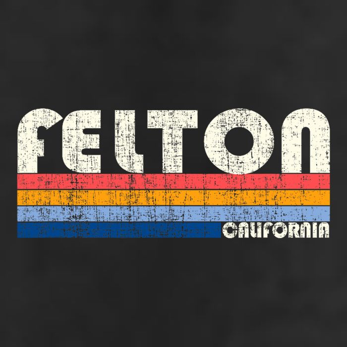 Retro Vintage 70s 80s Style Felton Ca Golf Towel