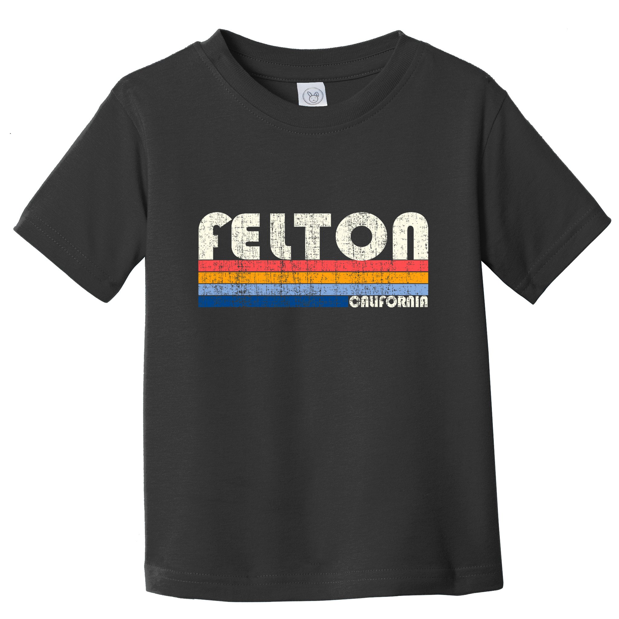 Retro Vintage 70s 80s Style Felton Ca Toddler T-Shirt