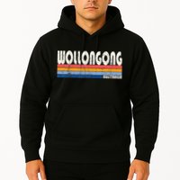 Retro Vintage 70s 80s Style Wollongong Australia Hoodie
