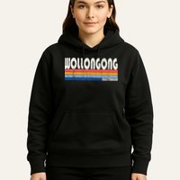 Retro Vintage 70s 80s Style Wollongong Australia Hoodie