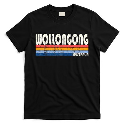 Retro Vintage 70s 80s Style Wollongong Australia T-Shirt